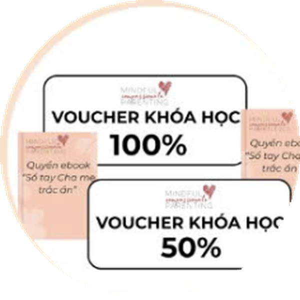 Voucher khóa học + Sổ tay